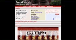 Desktop Screenshot of gongfu.dk