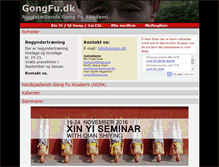 Tablet Screenshot of gongfu.dk